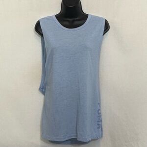 C-126‎ Puma Blue Sleeveless Pullover Muscle Shirt Size L